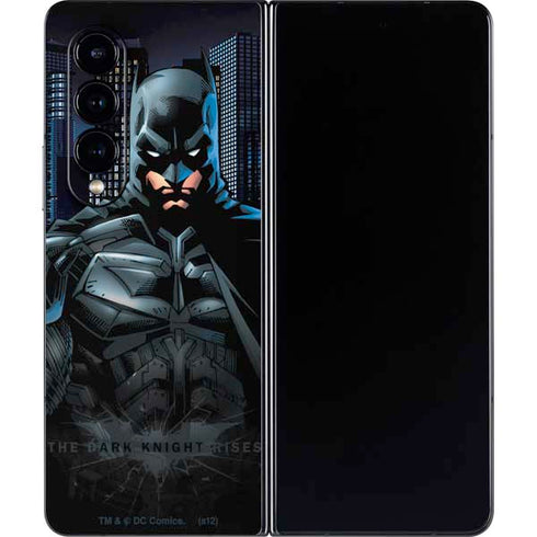 DC Comics Batman The Dark Knight Comic Art Galaxy Z Fold4 5G Skin
